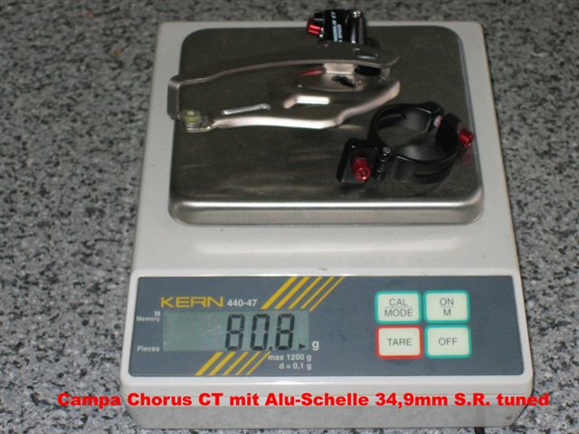 Campagnolo Chorus mit Schelle