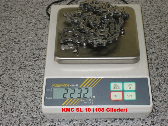 KMC X10 SL silver  108 Glieder